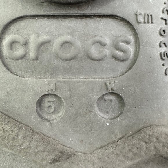 Crocs Axle Islander All Terrain Women's 7 Brown Casual Classic Boat Clog Shoes - Picture 4 of 5